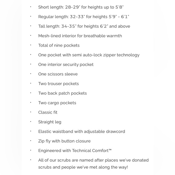 FIGS FreeX Cairo Lined Cargo Scrub Pants in Black! Size L, NWT - Picture 11 of 12